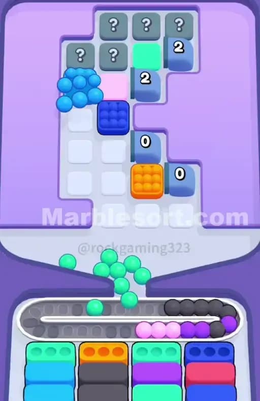 Marble Sort Level 293 Solution 1