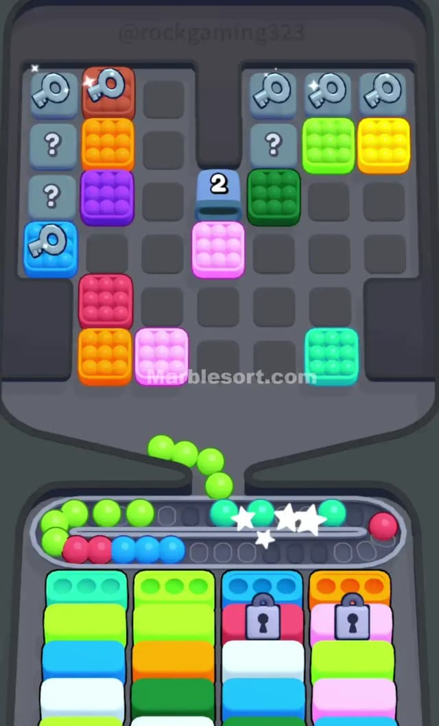 Marble Sort Level 147 Solution 1