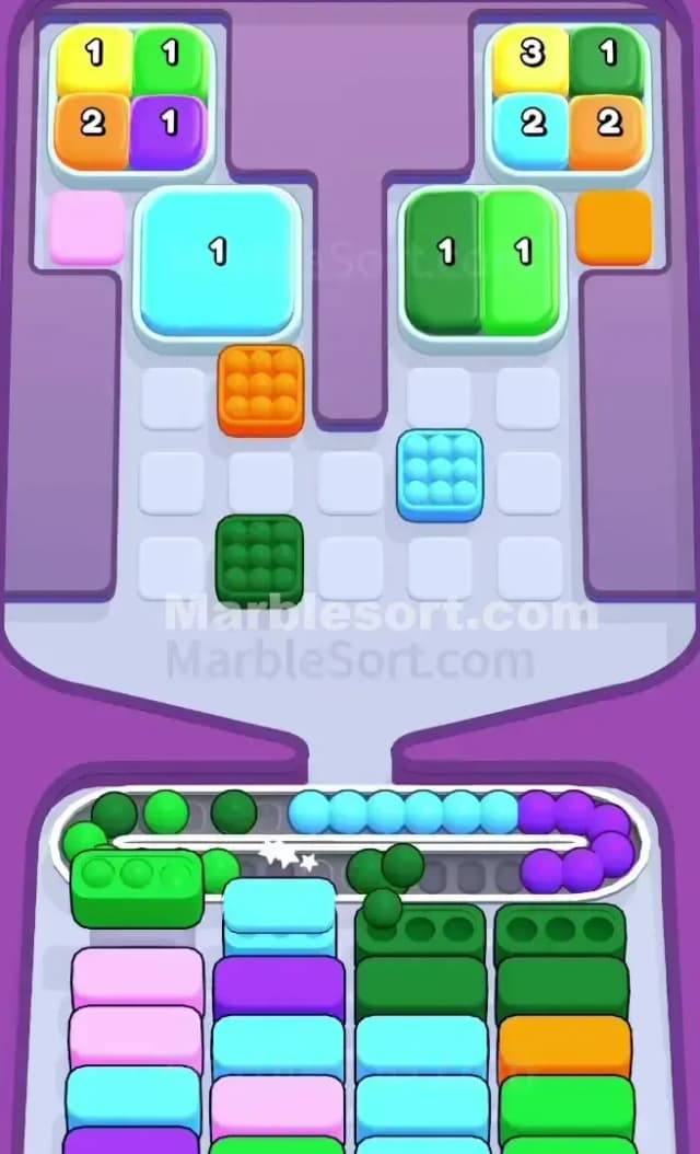 Marble Sort Level 782 Solution 1