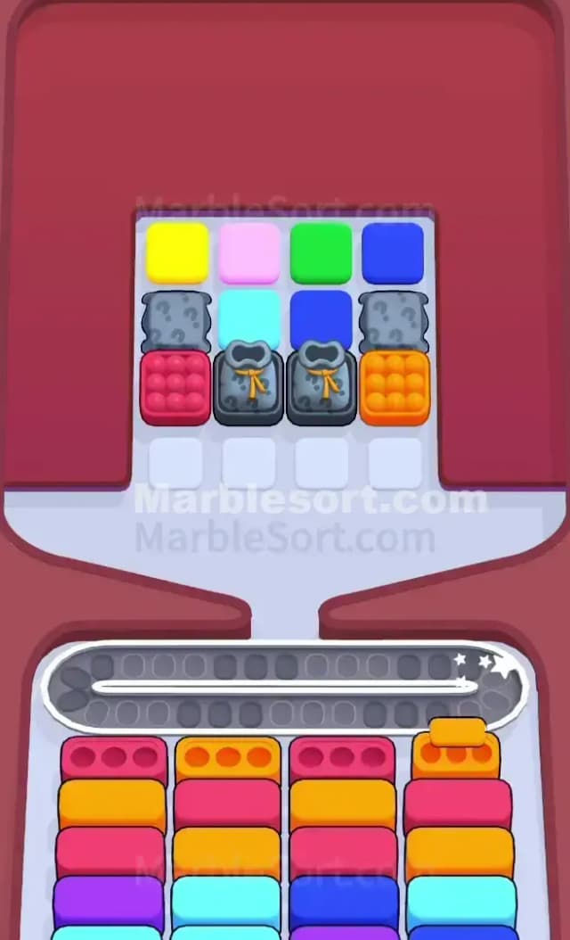 Marble Sort Level 221 Solution 1