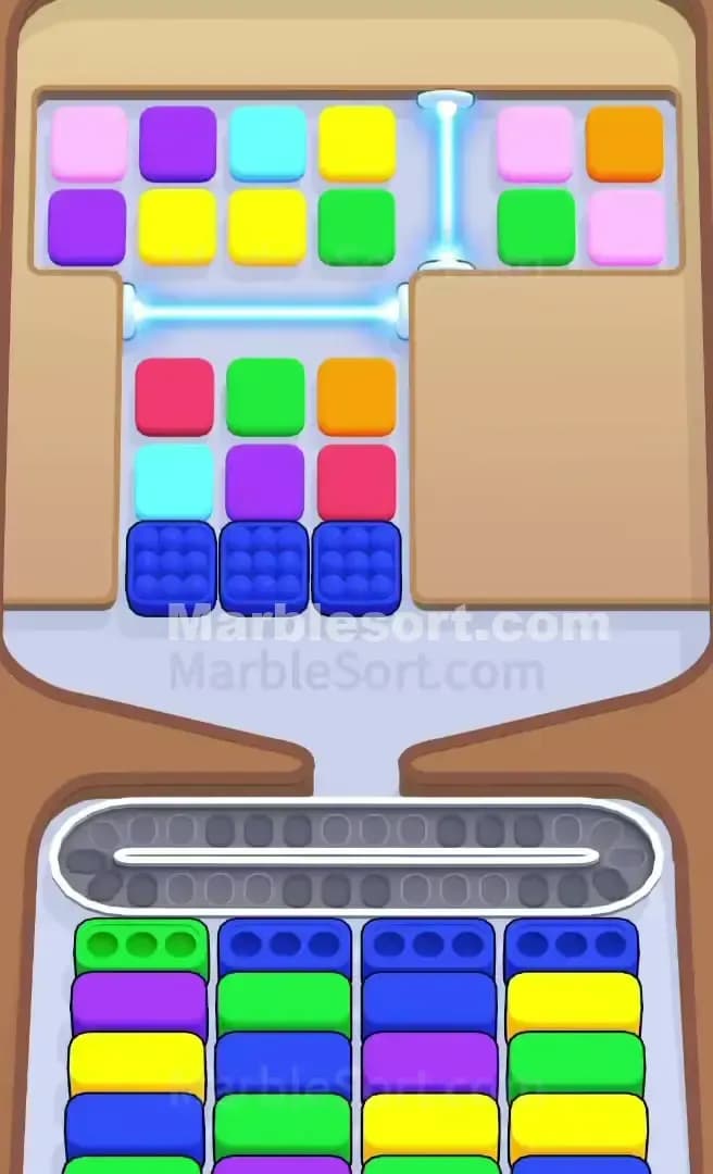 Marble Sort Level 742 Screenshot
