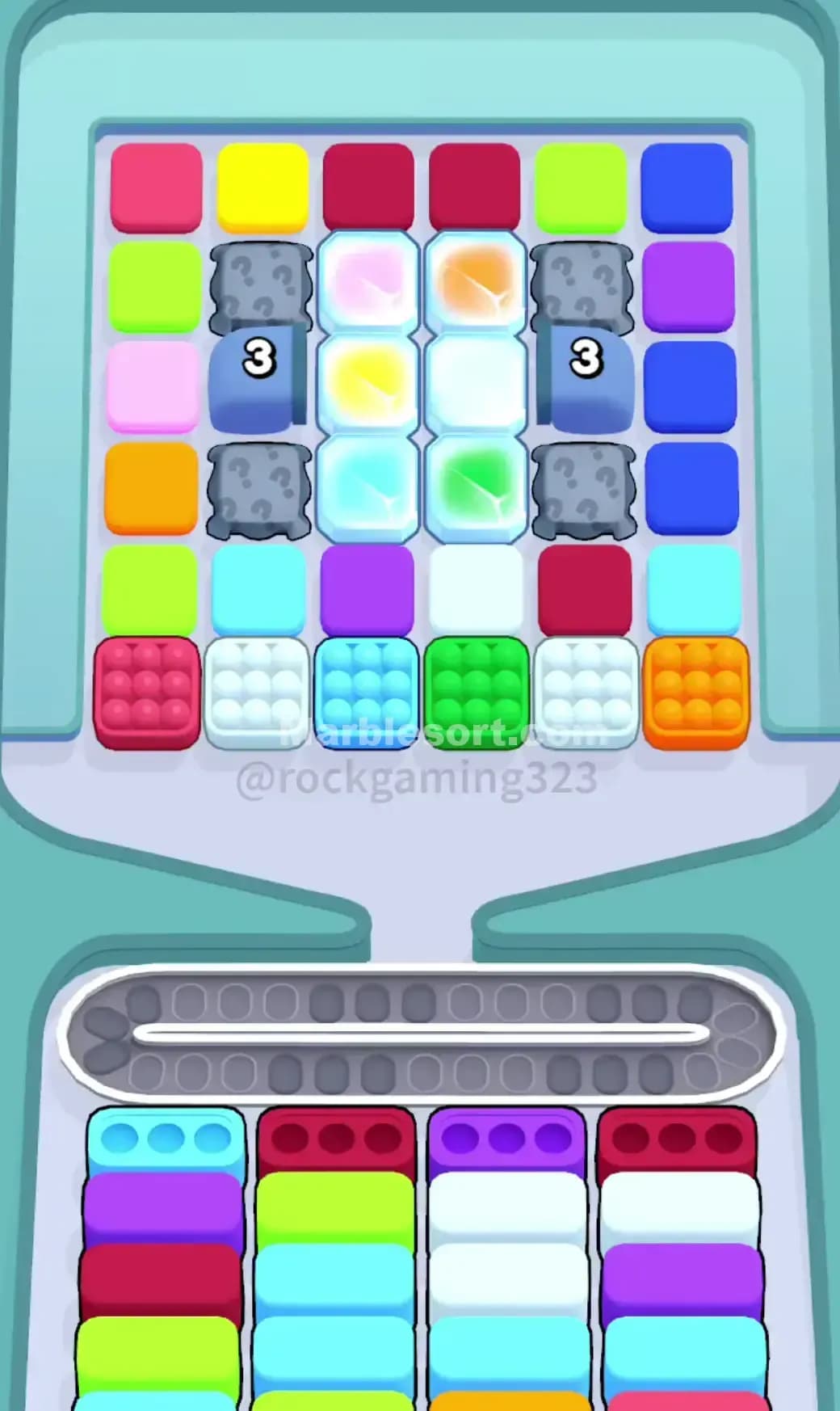 Marble Sort Level 346 Screenshot