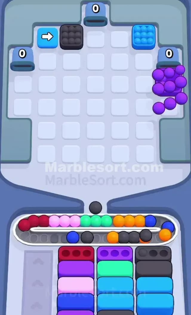 Marble Sort Level 698 Solution 3