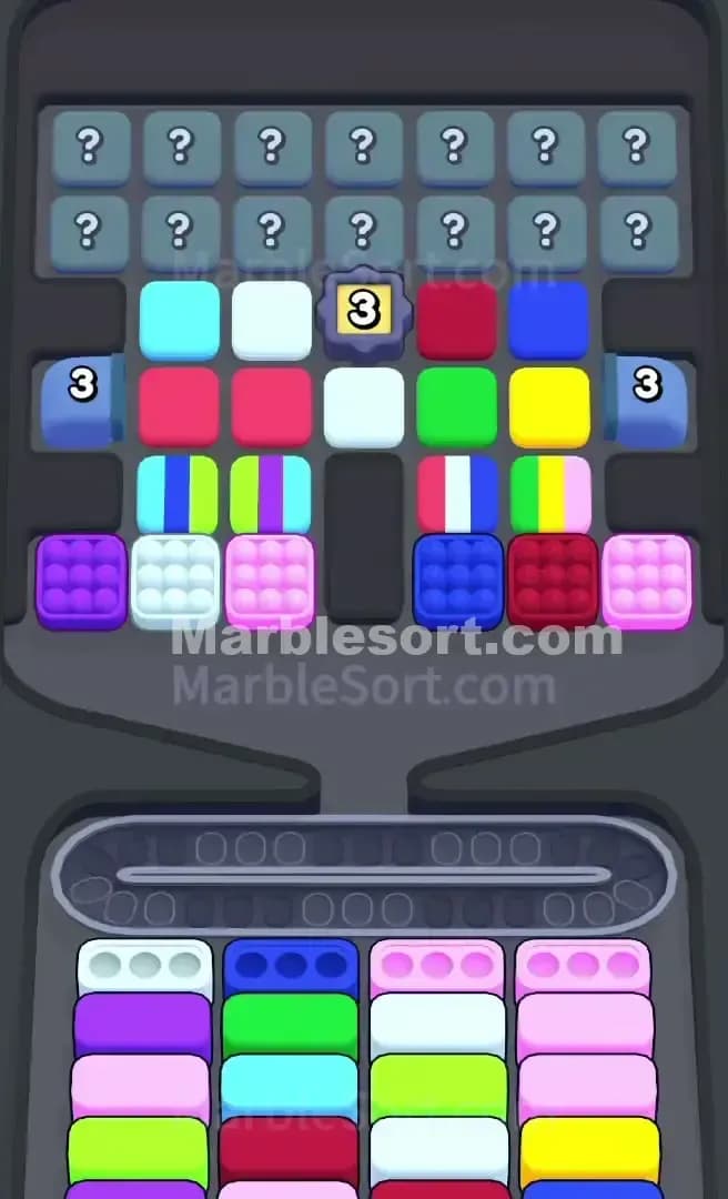Marble Sort Level 377 Screenshot