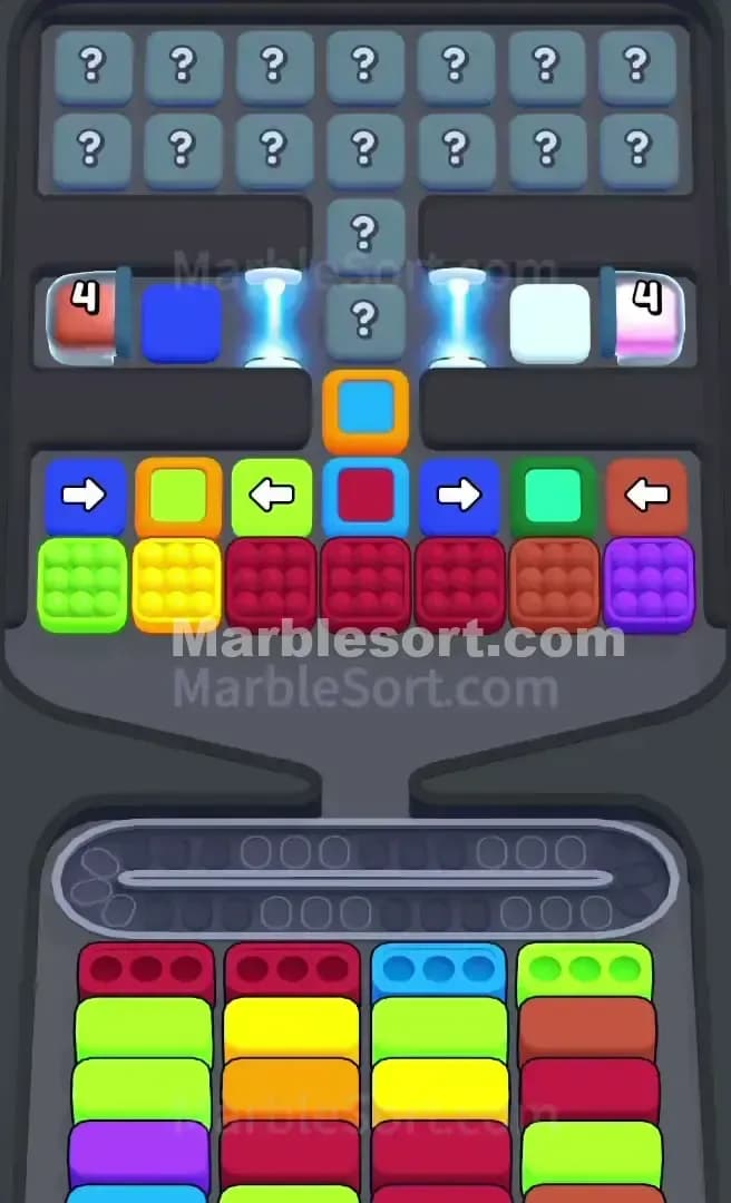 Marble Sort Level 747 Screenshot
