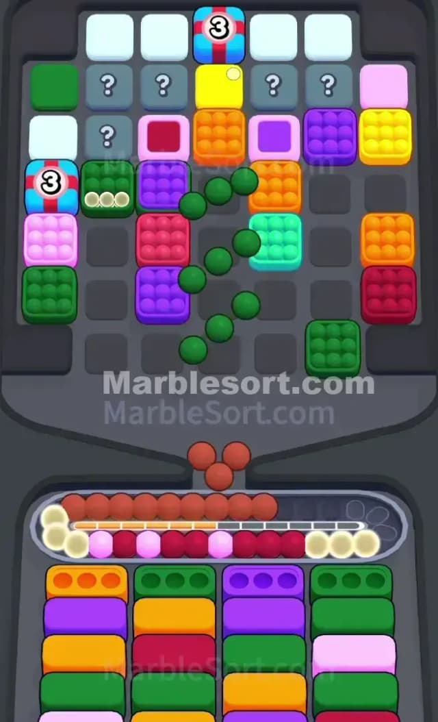 Marble Sort Level 710 Solution 1