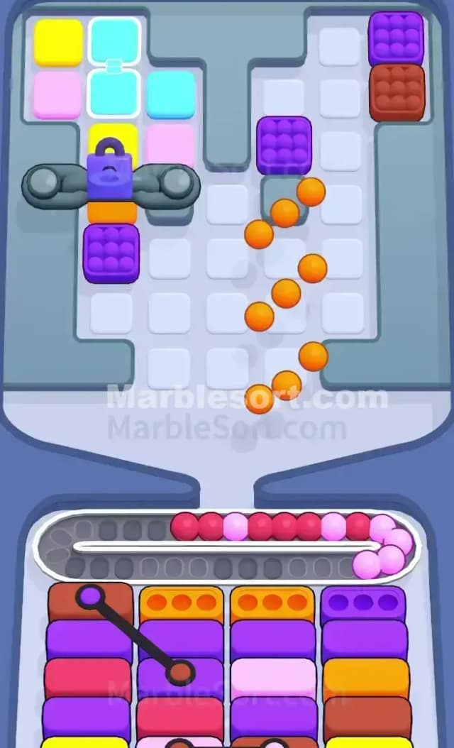 Marble Sort Level 392 Solution 2