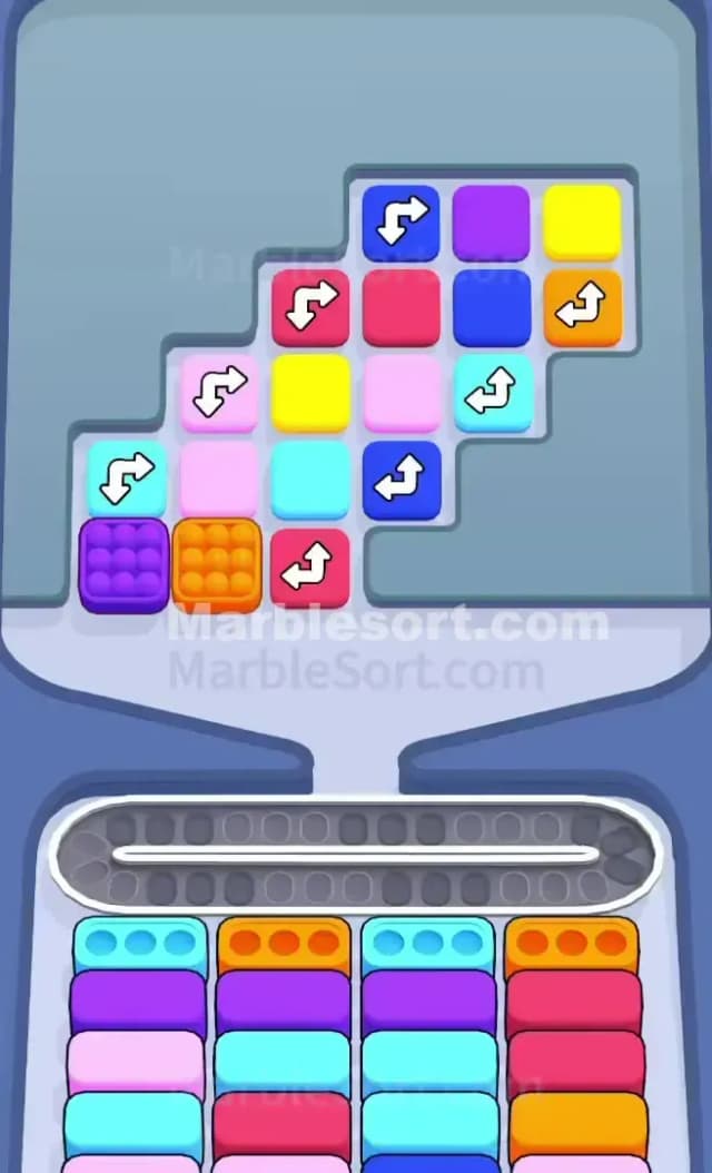 Marble Sort Level 622 Gameplay