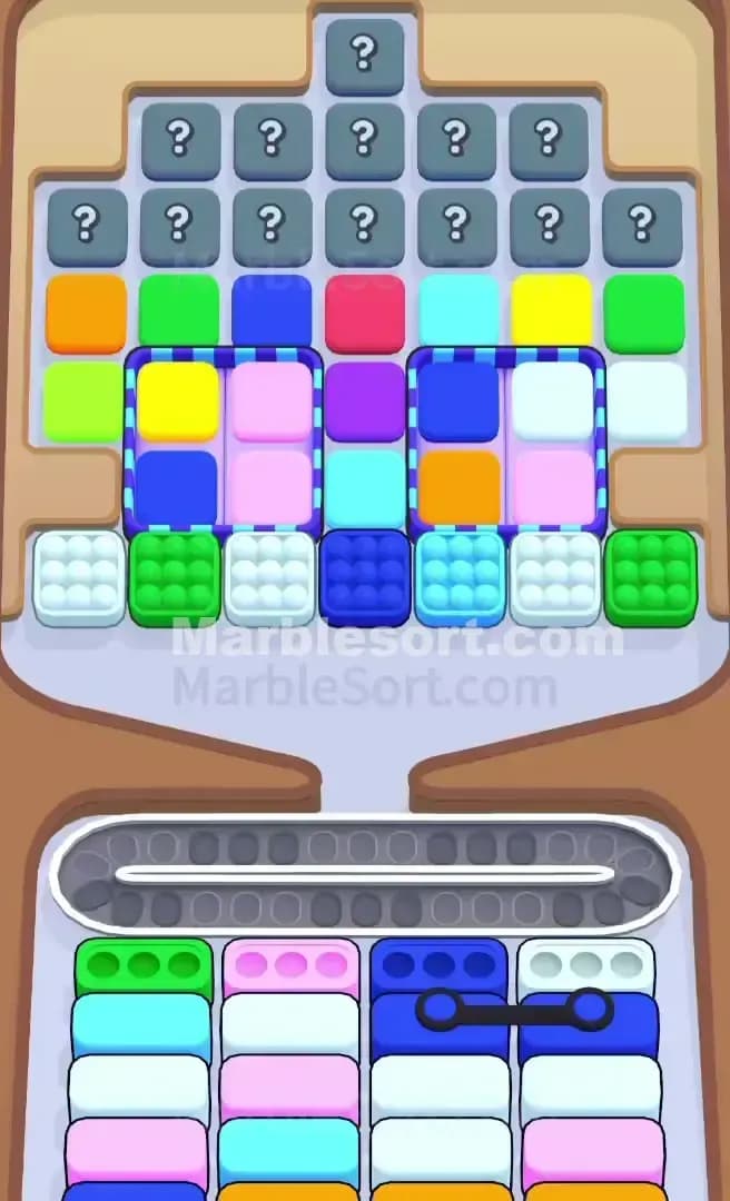 Marble Sort Level 668 Screenshot