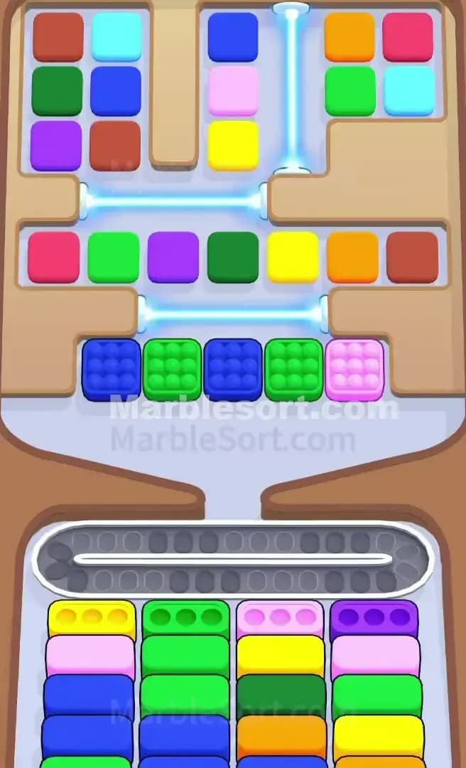 Marble Sort Level 743 Screenshot
