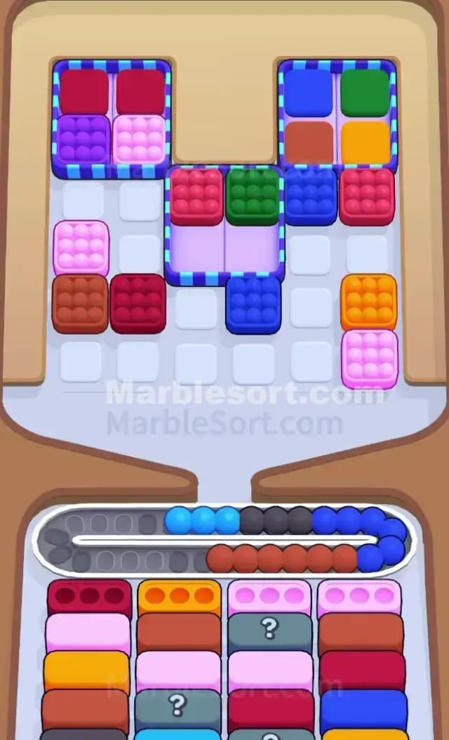 Marble Sort Level 278 Solution 1